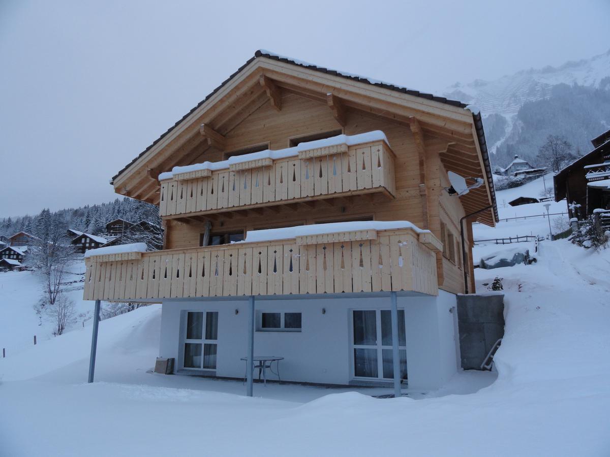 Chalet Canadian Corner Wengen Esterno foto