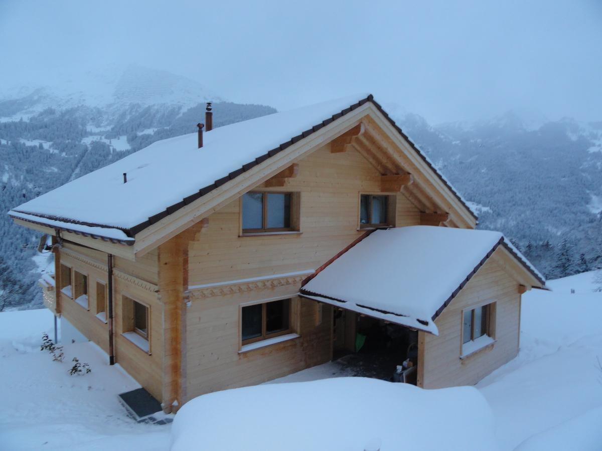 Chalet Canadian Corner Wengen Esterno foto