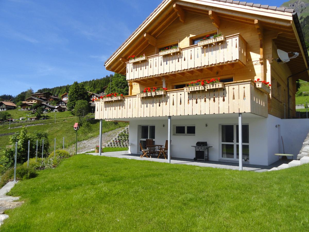 Chalet Canadian Corner Wengen Esterno foto